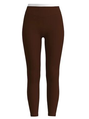 NWT Liaison The Label Layered Sculpt Pant Mocha Brown White Small